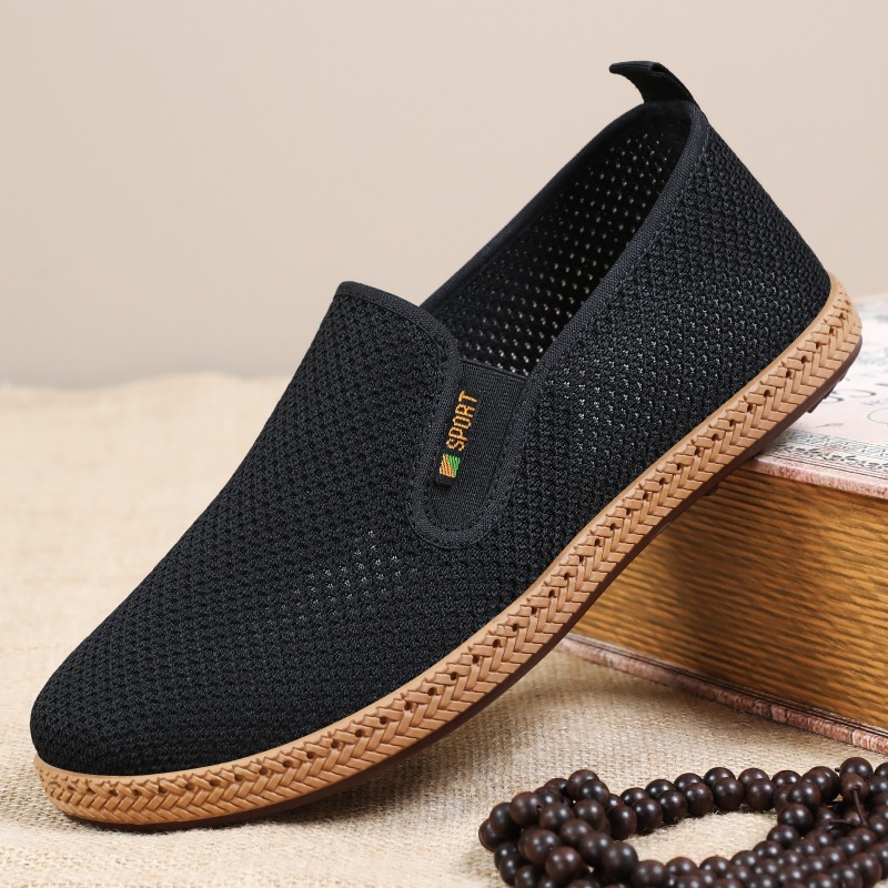 Men'S Shoes With Memory Foam - Erkek Eski Pekin Tarzı Slip-On Yürüyüş