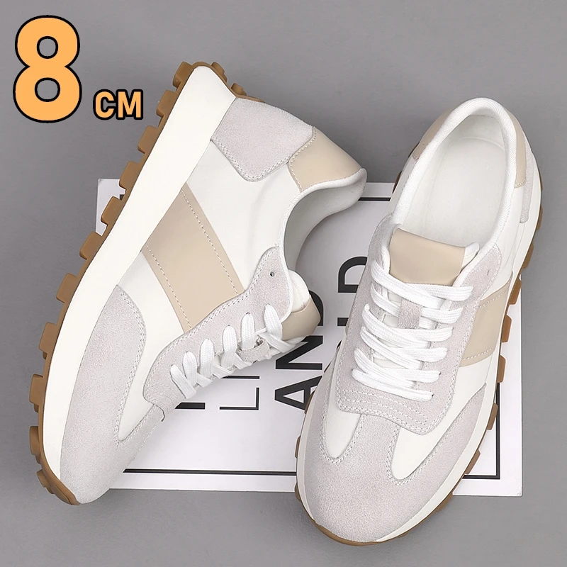 Men'S Shoes Hey Dude - Adam Asansör gündelik ayakkabı Inek Süet