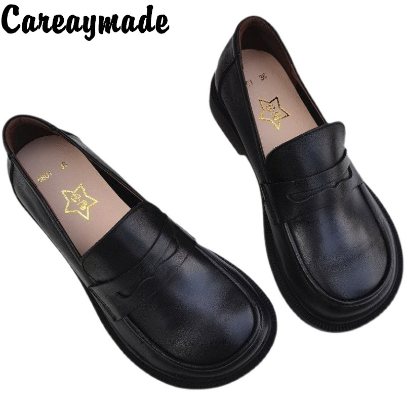 Men'S Shoes Slip On - Careaymade-gündelik kadın ayakkabısı Oxford ayakkabı üzerinde