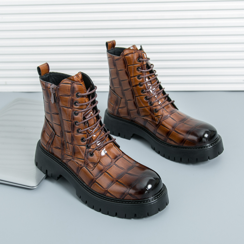 Men Shoes Brands - Yaz Erkek Moda Chelsea Botları Siyah