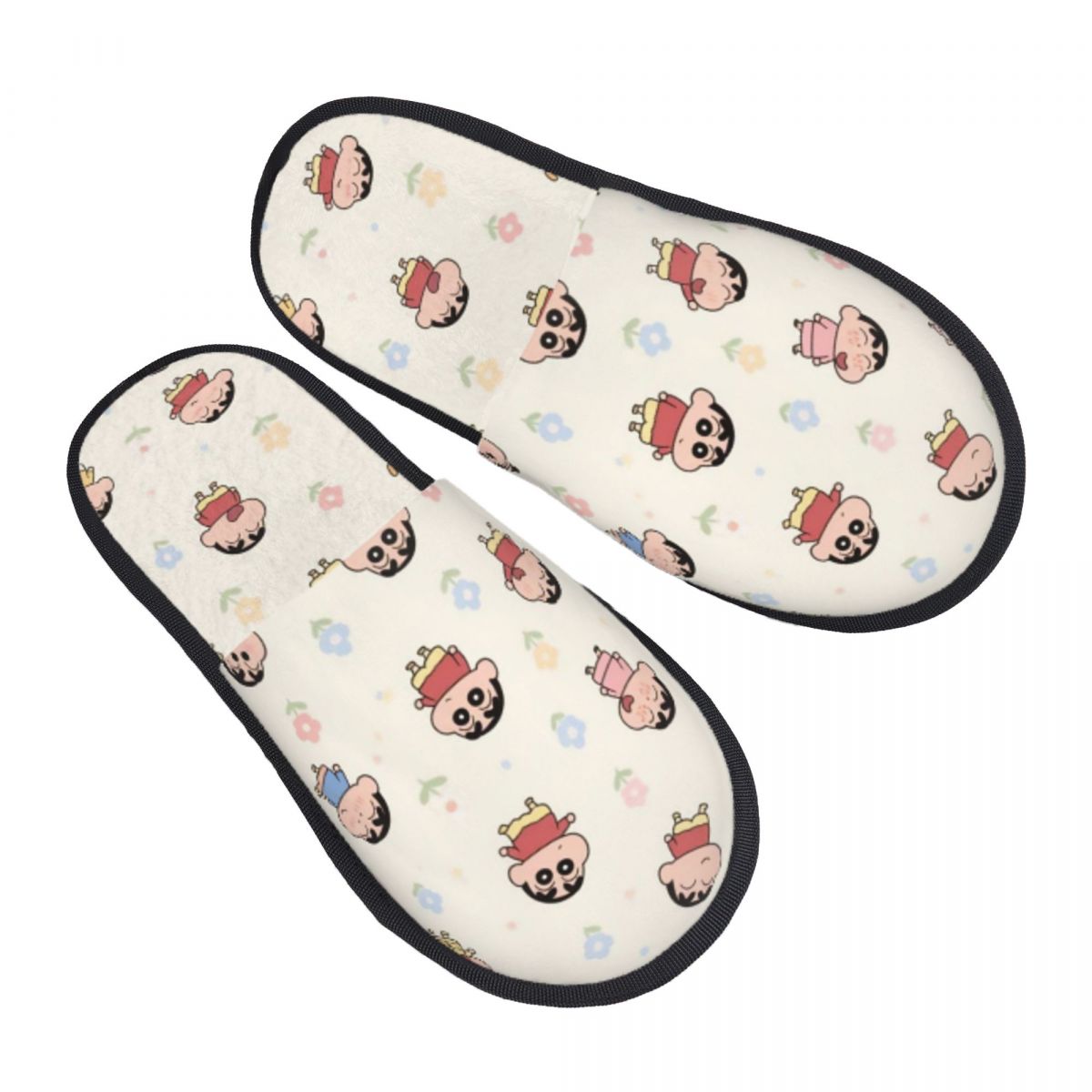Men'S Shoes With Memory Foam - Crayon Shin-chan Yatak Odası Terlikleri, Hafızalı