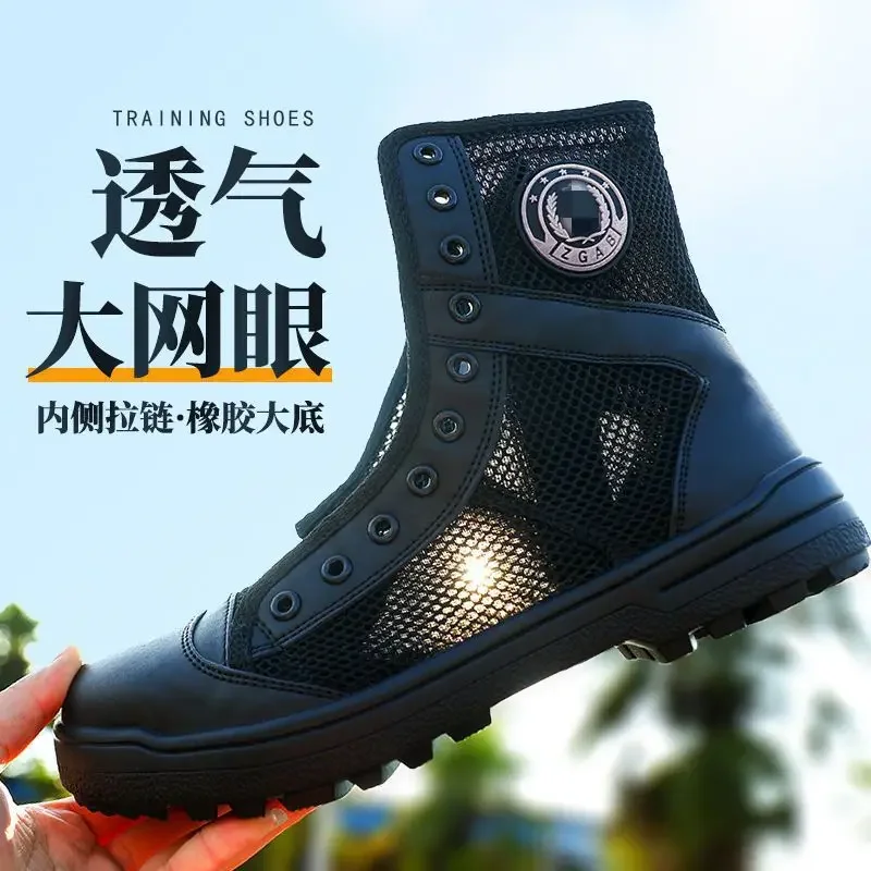 Men'S Training Shoes - Yazlık fileli nefes alan eğitim botları