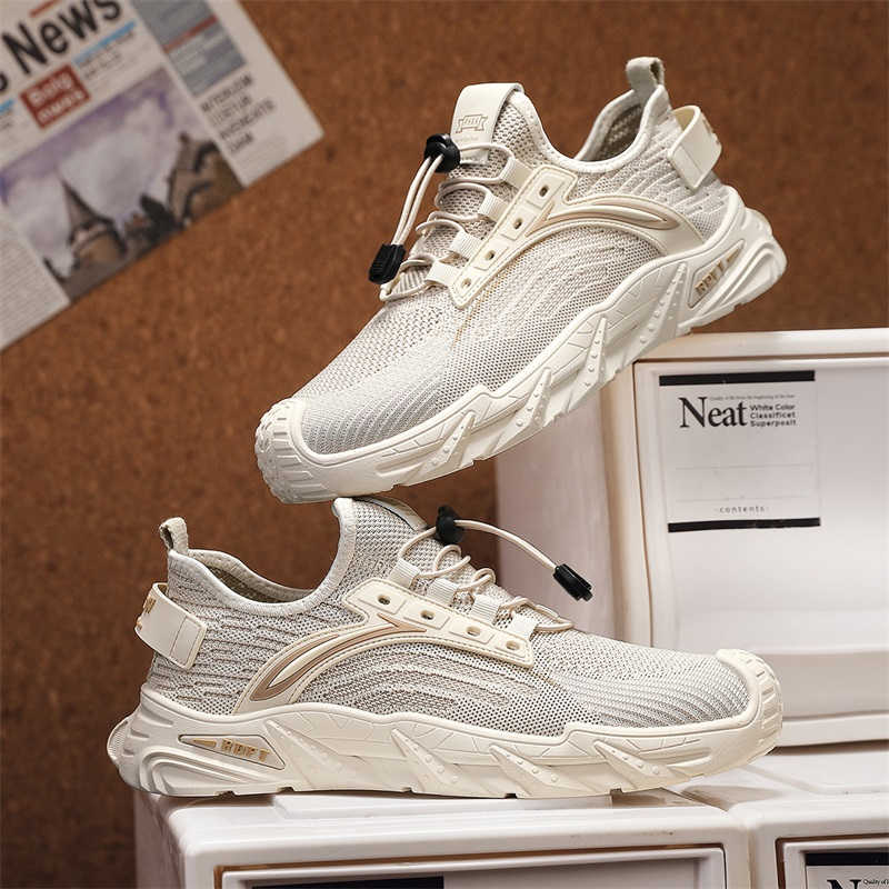 Men Shoes Trainers - PU Deri Kalın Topuklu Yeşil Spor