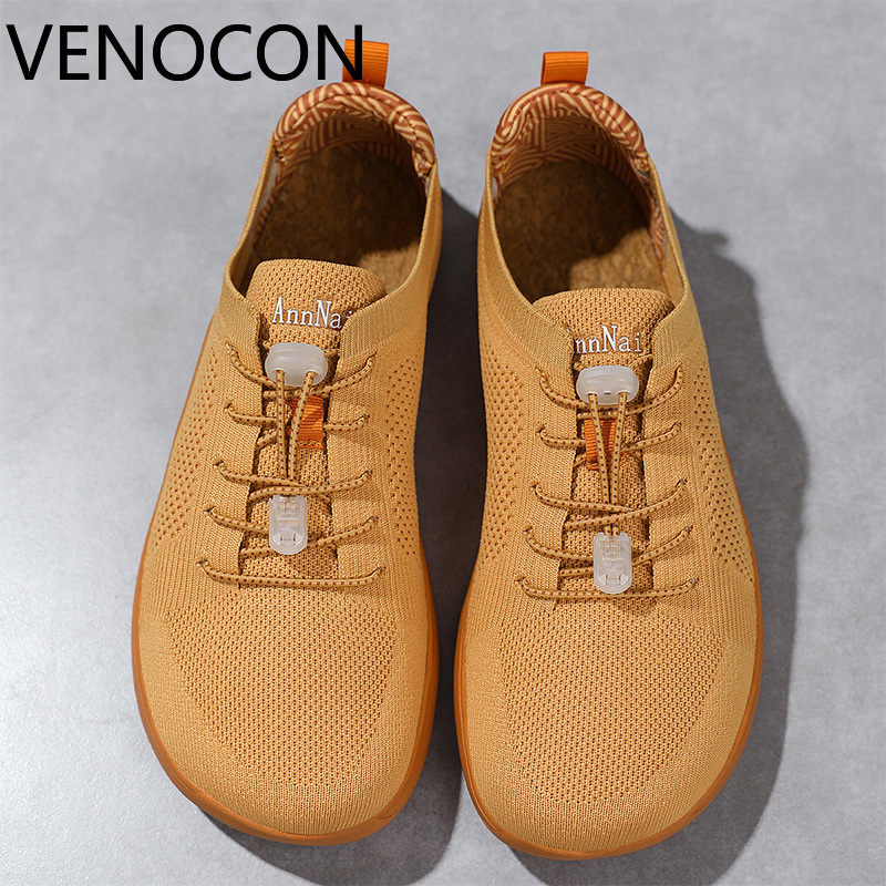 Men'S Shoes Zero Drop - VENOCON Barefoot Geniş Burunlu Minimalist Hava