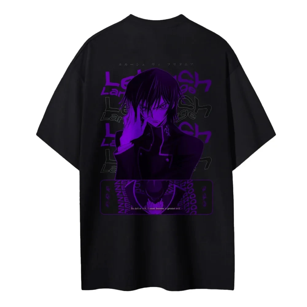 Men Shoes Quotes - Yeni Code Geass T-Shirt Lelouch Lamperouge