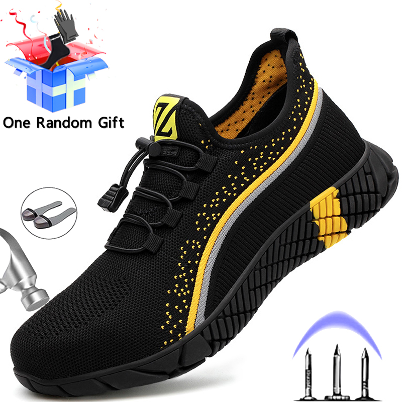 Work Boot Steel Toe - MJYTHF erkek yıkılmaz ayakkabı iş ayakkabı