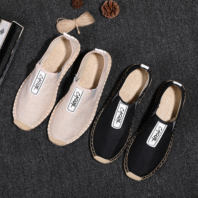 Men Shoes Loafers - Keten Erkek Günlük Ayakkabılar Loafer'lar Erkek