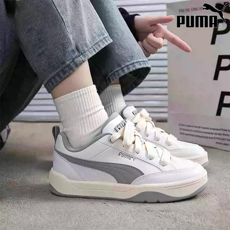 PUMA Beyaz Gri Deri Kalın Bağc - Men Shoes Puma incelemesi ve fiyatı
