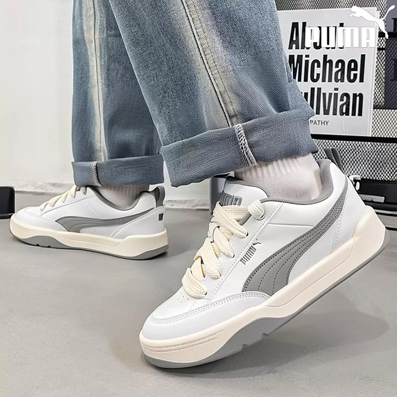 PUMA Beyaz Gri Deri Kalın Bağc - Men Shoes Puma incelemesi ve fiyatı