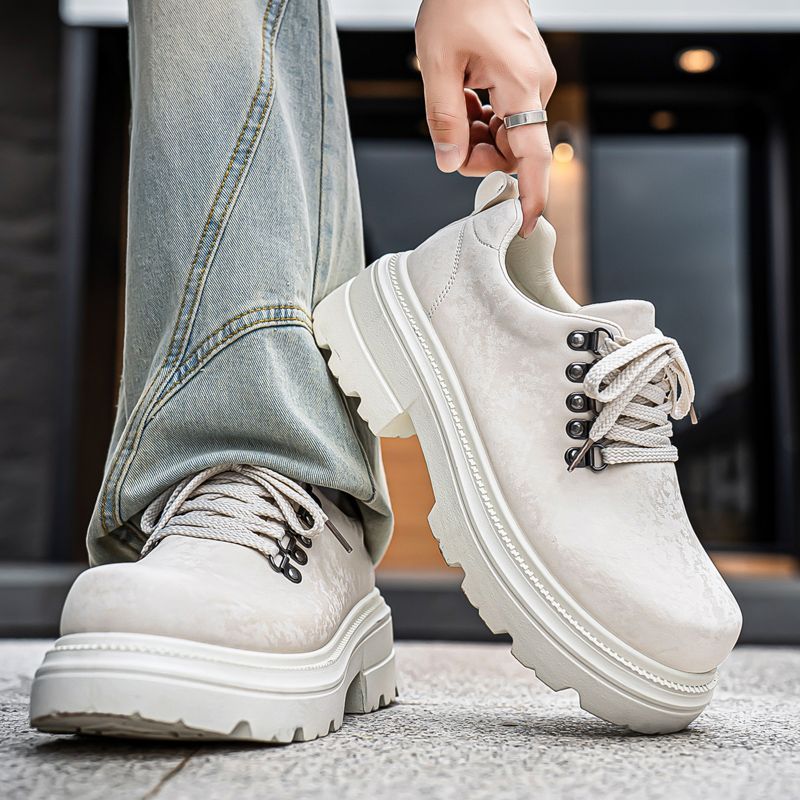 Kışlık Erkek Retro İngiliz Tar - Men'S Shoes Height Increase incelemesi ve fiyatı