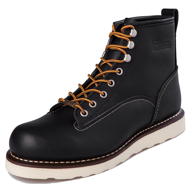 Erkek Modası Hakiki Deri Motos - Work Boot Steel Toe incelemesi ve fiyatı