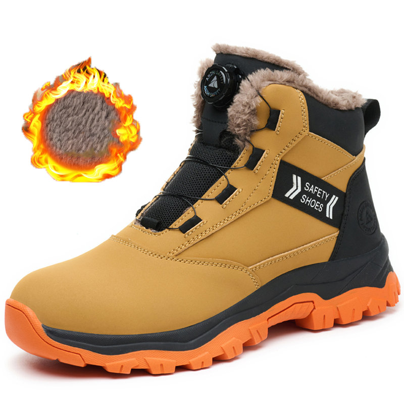 Döner düğmeli erkek kışlık bot - Work Boot Steel Toe incelemesi ve fiyatı