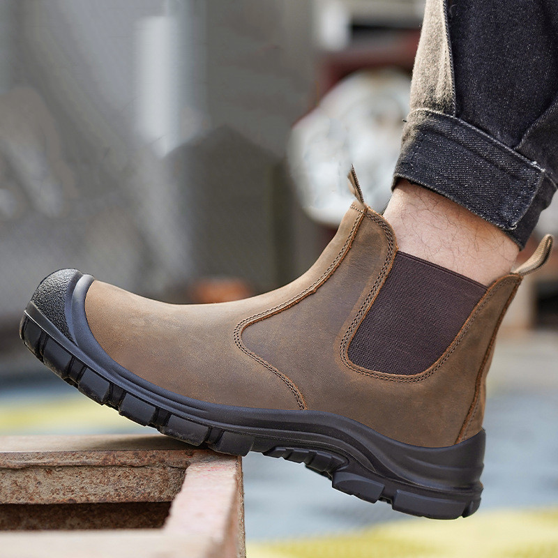 Büyük boy erkek moda çelik bur - Work Boot Steel Toe incelemesi ve fiyatı