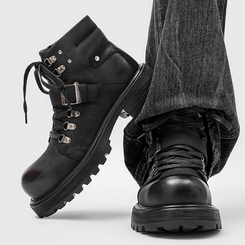 Marka Erkek Deri Çizmeler Moto - Men Shoes Brands incelemesi ve fiyatı