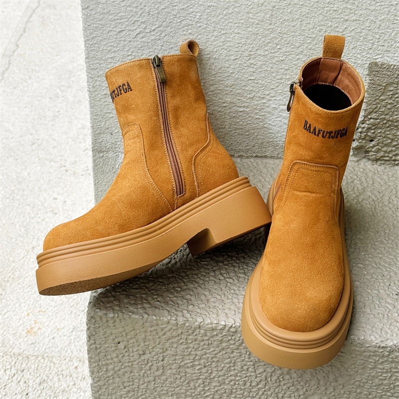 Kışlık Avrupa Amerika Retro Ka - Men'S Shoes Height Increase incelemesi ve fiyatı